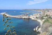 View of the port of Sciacca